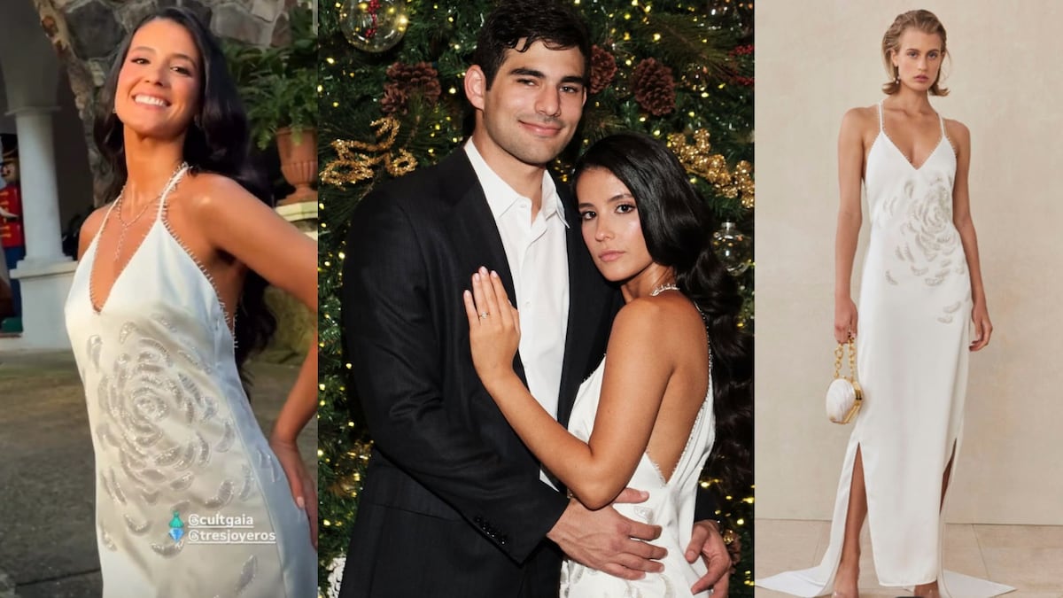 De diseñador: el segundo vestido de novia de Julianne Roux en su boda civil