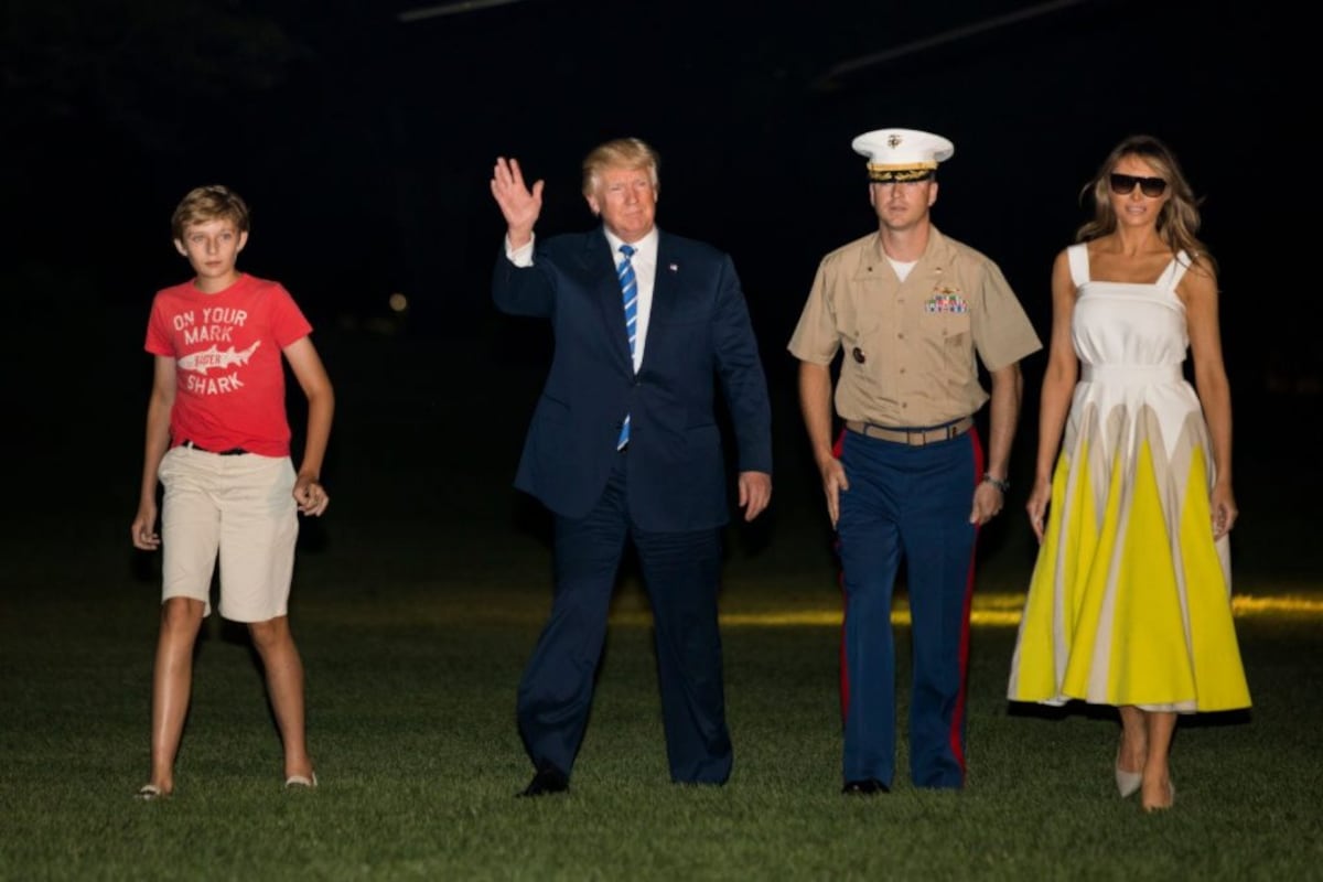 Barron Trump, el adolescente de la Casa Blanca