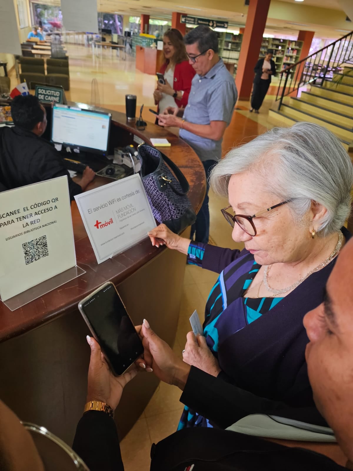 Biblioteca Nacional, ubicada en el Parque Omar, tendrá internet gratuito gracias a una donación de la Fundación Más Móvil
