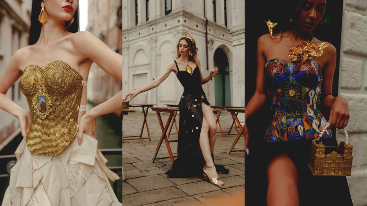 Colección de moda inspirada en la arquitectura de Casco Antiguo es presentada en Venecia por las marcas Michelle Ferrer y Tulu