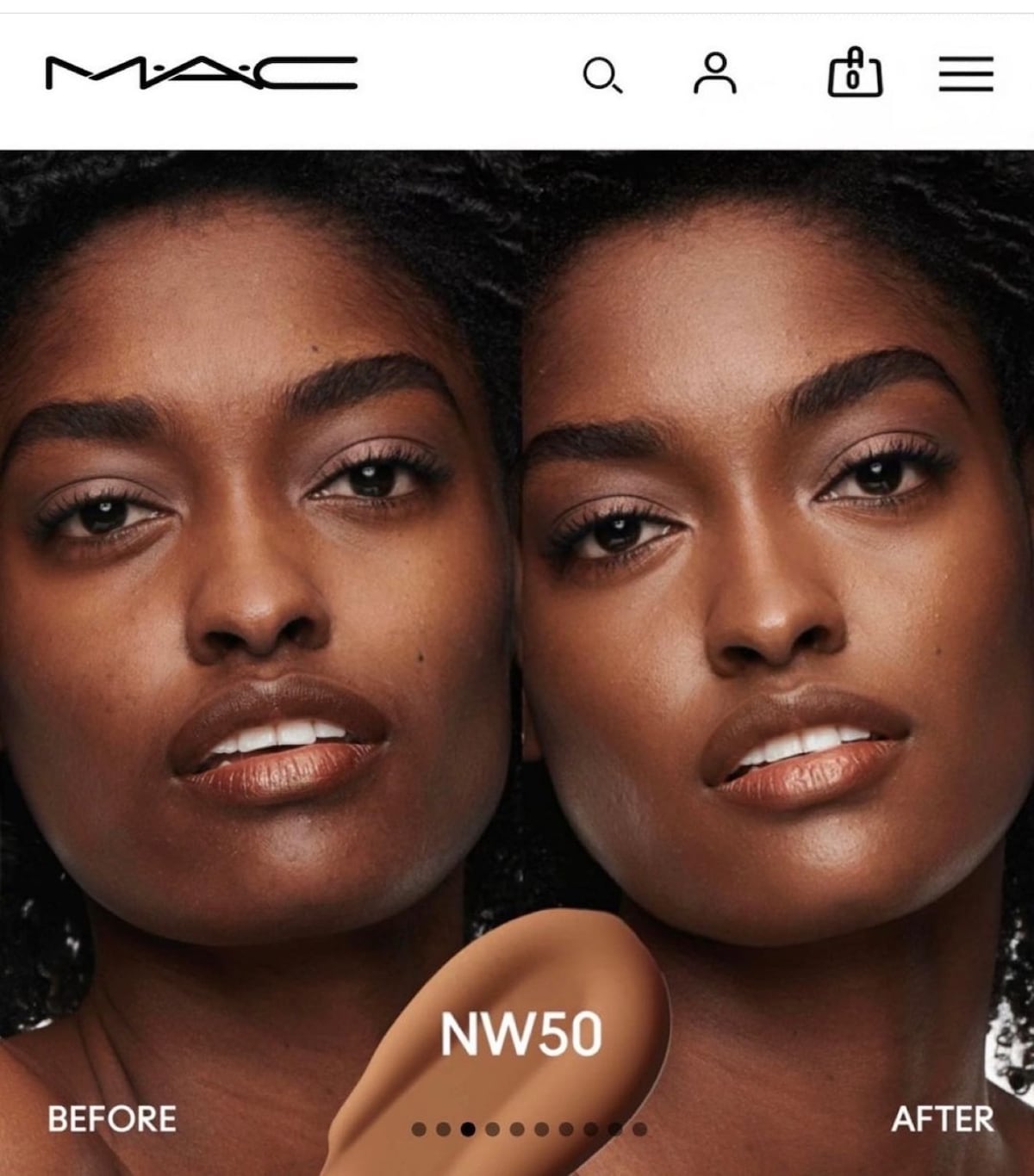 Una colonense es imagen de Fenty Beauty de Rihanna