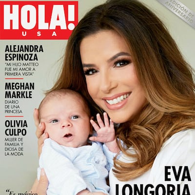 Eva Longoria presenta oficialmente a su bebé Santiago Enrique
