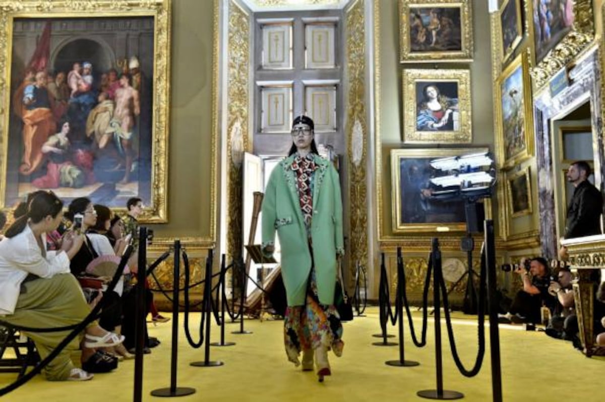 El renacimiento en la pasarela de Gucci