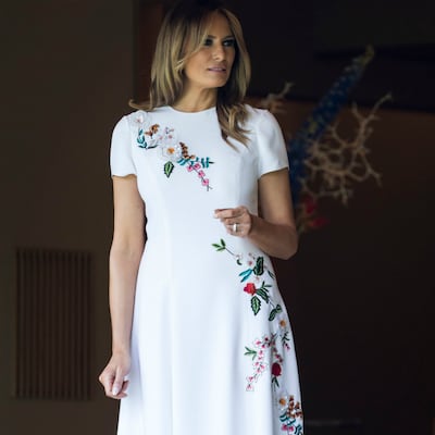 Melania Trump en Japón: seis vestidos en cuatro días