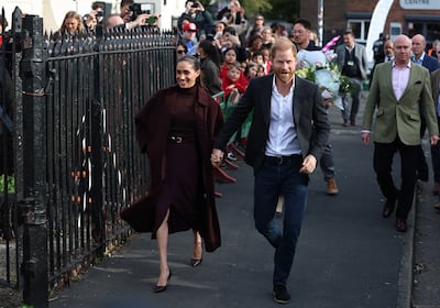 Meghan Markle y el príncipe Harry reaparecen juntos en público en Reino Unido