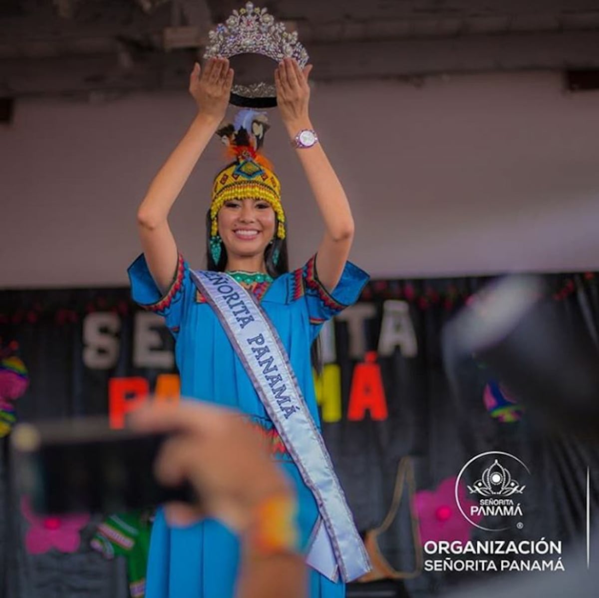 Rosa Montezuma visita su comarca por primera vez como Señorita Panamá