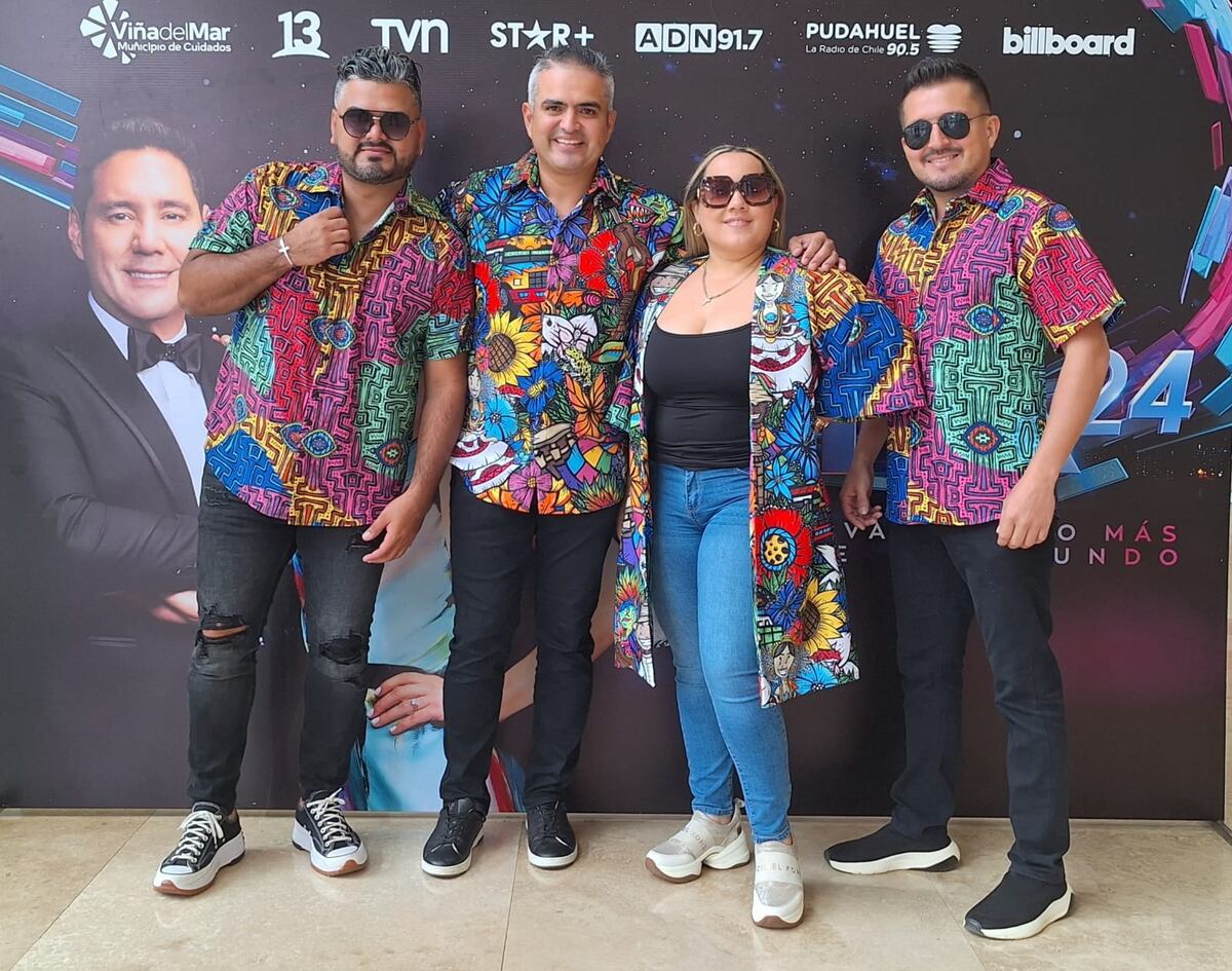 Jhonathan Chávez y Los Triunfadores llevaron diseños colonenses a Viña del Mar