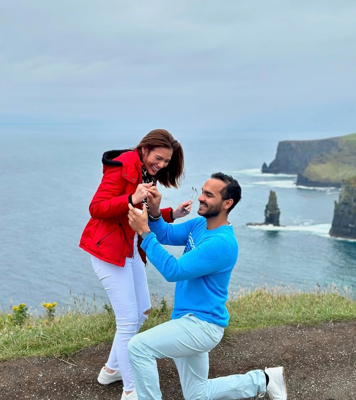 La boda civil del presentador de tv, Domil Leira, y Cuqui Pretelt