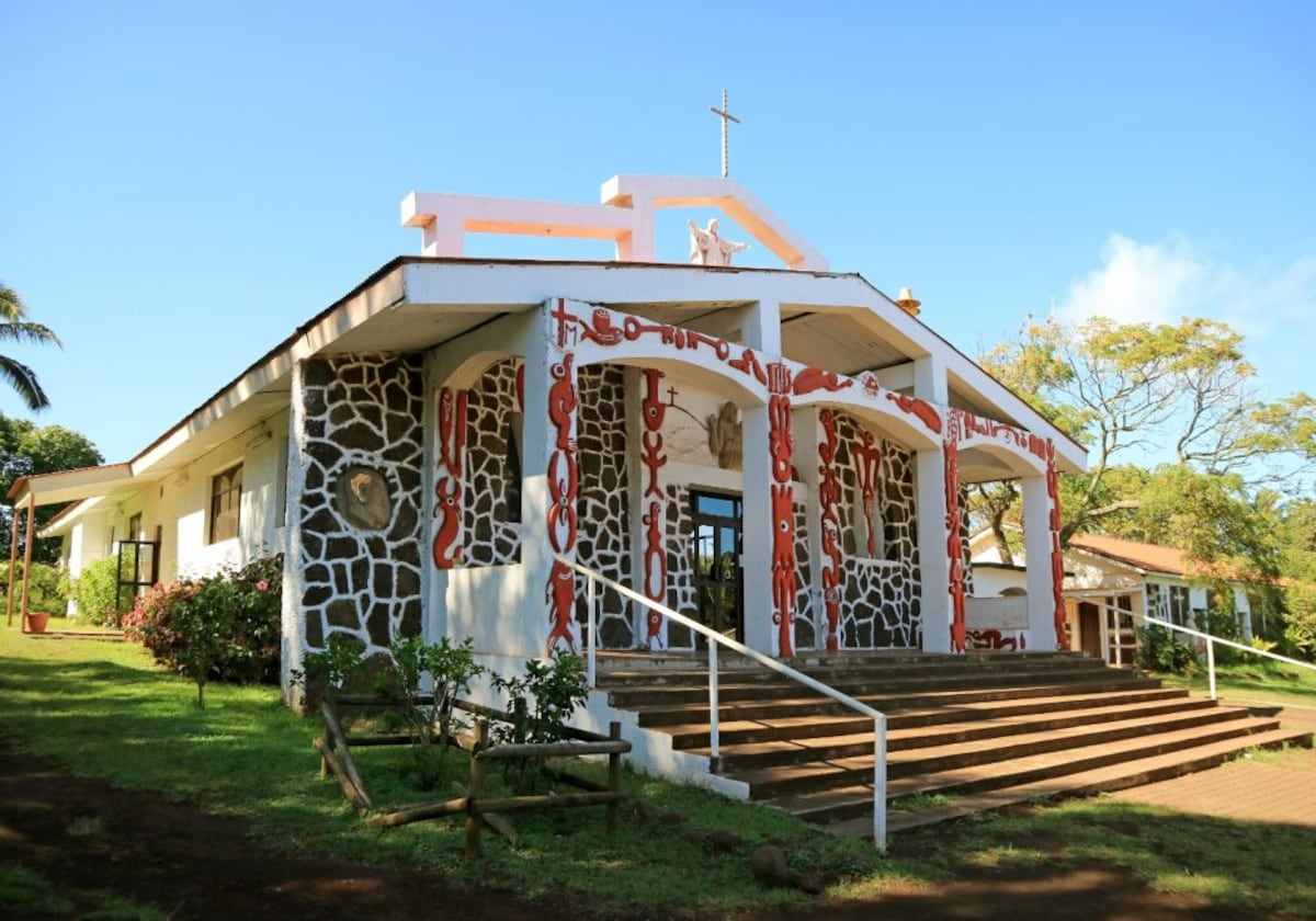 Cara a cara con los moai, en isla de Pascua