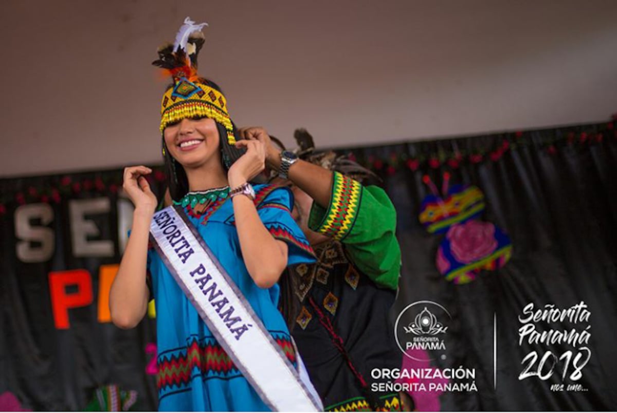 Rosa Montezuma visita su comarca por primera vez como Señorita Panamá