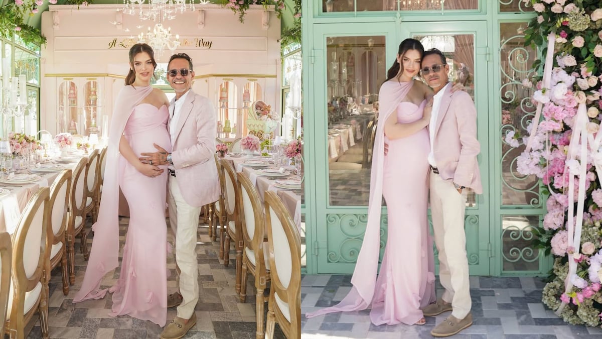 Nadia Ferreira y Marc Anthony celebran el ‘baby shower’ de su hija