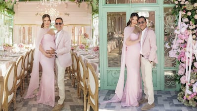 Nadia Ferreira y Marc Anthony celebran el ‘baby shower’ de su hija