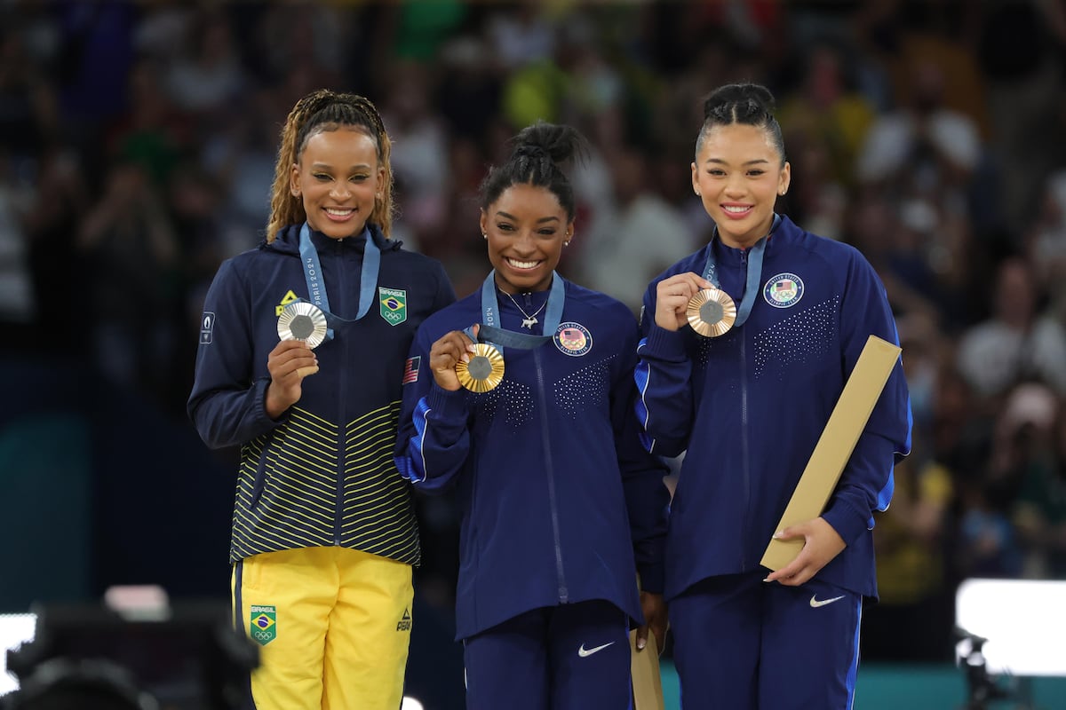 Simone Biles y su collar de cabra con 546 diamantes que sus ‘haters’ odian