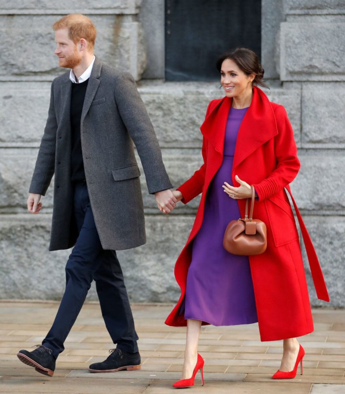 Meghan Markle, 8 meses y en tacones