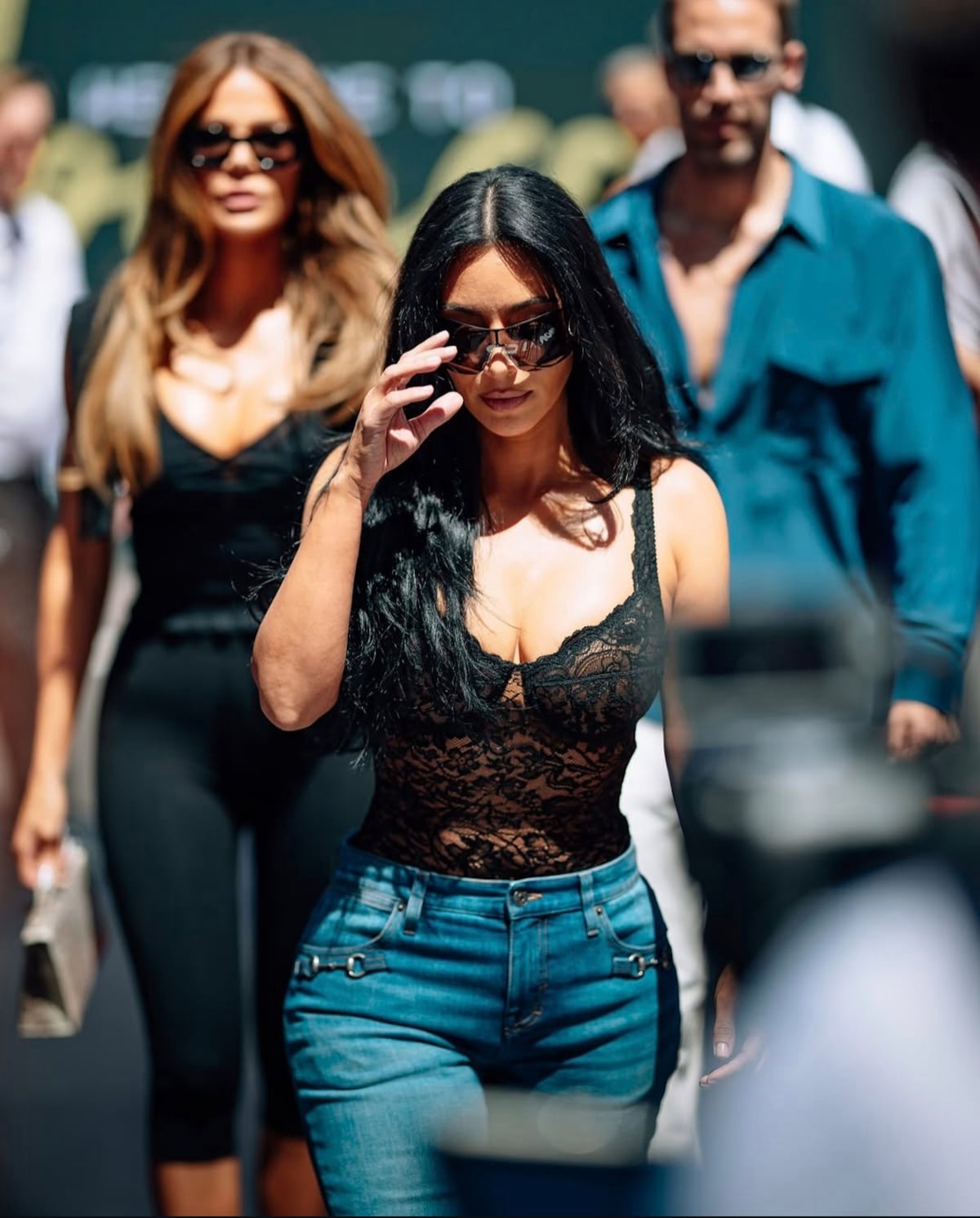 Kim Kardashian llega por primera vez a la F1 para apoyar a Lewis Hamilton