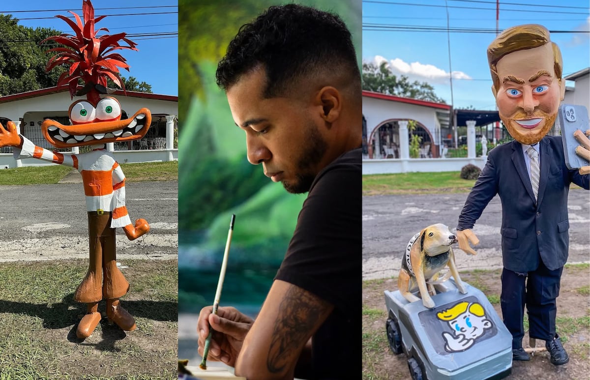 “Mi labor es caricaturizar a estos personajes”: Víctor Álvarez, el artista que crea los muñecos de año viejo en Chame