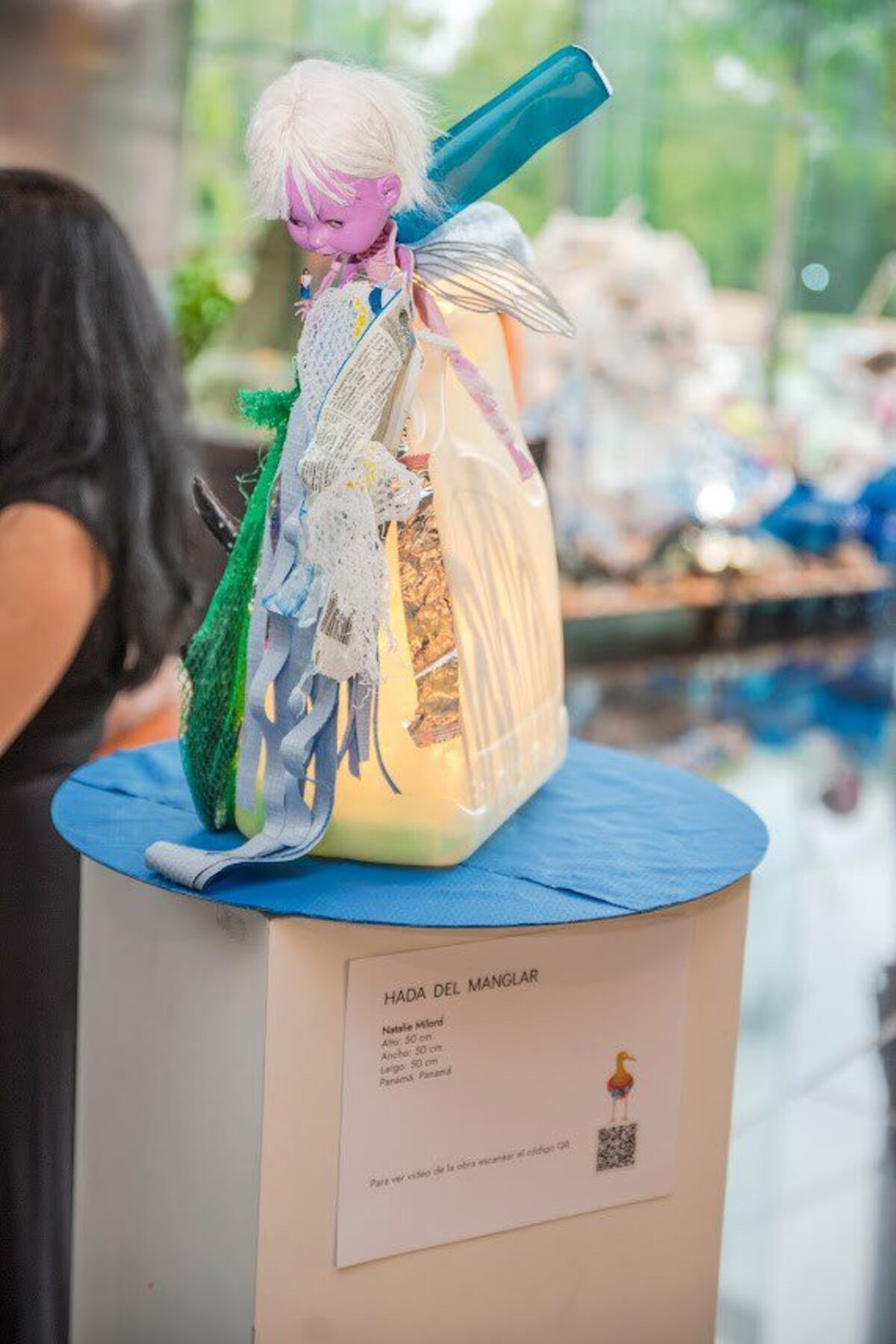 Concursantes transformaron desechos en esculturas