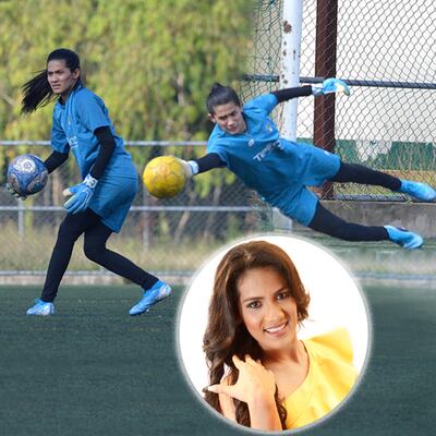 Arquitecta panameña y licenciada en salud es la nueva portera de un club de fútbol internacional