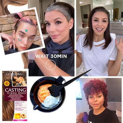 Cubriendo las canas en cuarentena como Eva Longoria, los sí y no de teñir el cabello en casa