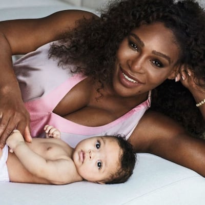 Serena Williams en la portada de Vogue con su bebé