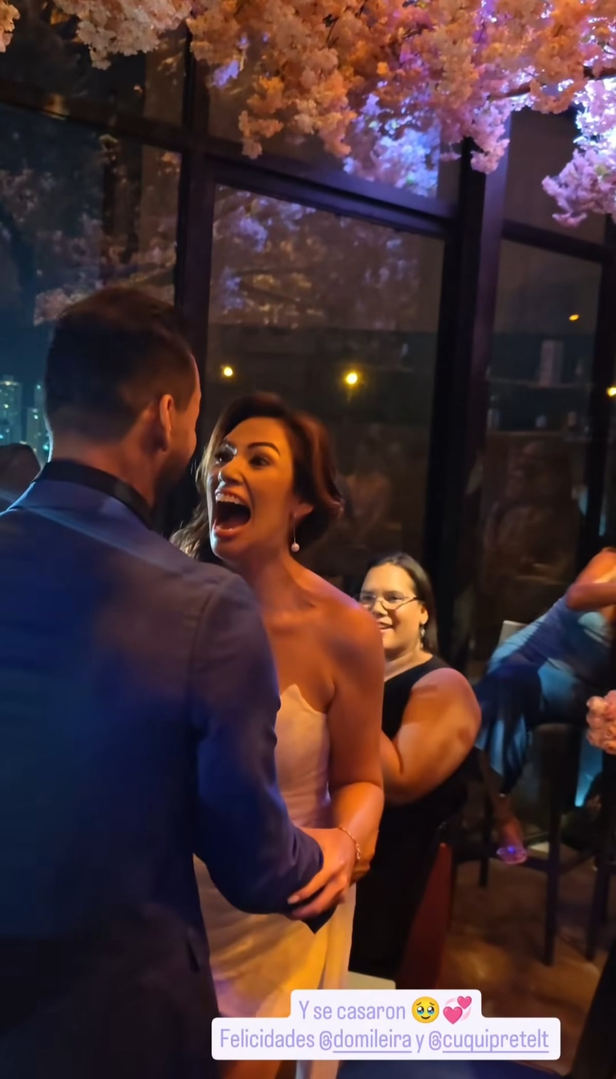 La boda civil del presentador de tv, Domil Leira, y Cuqui Pretelt