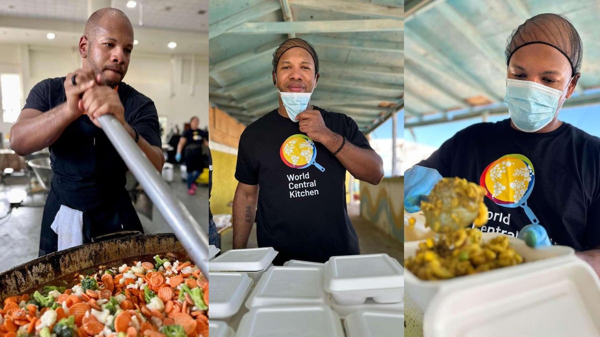 Isaac Villaverde, primer panameño en una operación de World Central Kitchen tras huracán en Jamaica