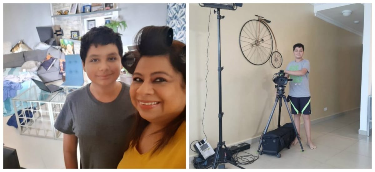 Panameños en teletrabajo: cuando la casa se convierte en un estudio de noticias o en aula de clases