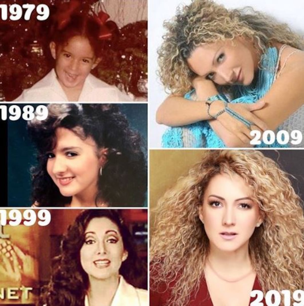 El #10yearchallenge de los famosos