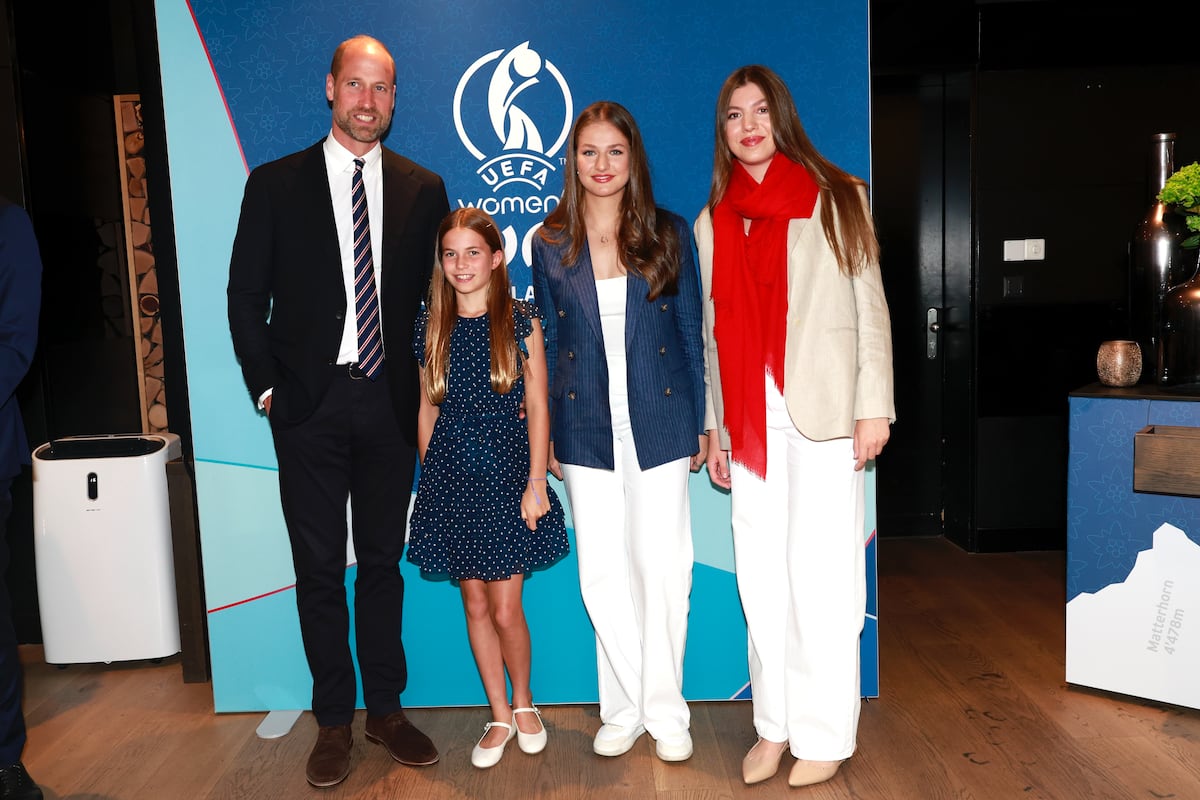 Encuentro de princesas: Leonor de España y la pequeña Charlotte de Gales, presentes en Suiza para la final de la Eurocopa