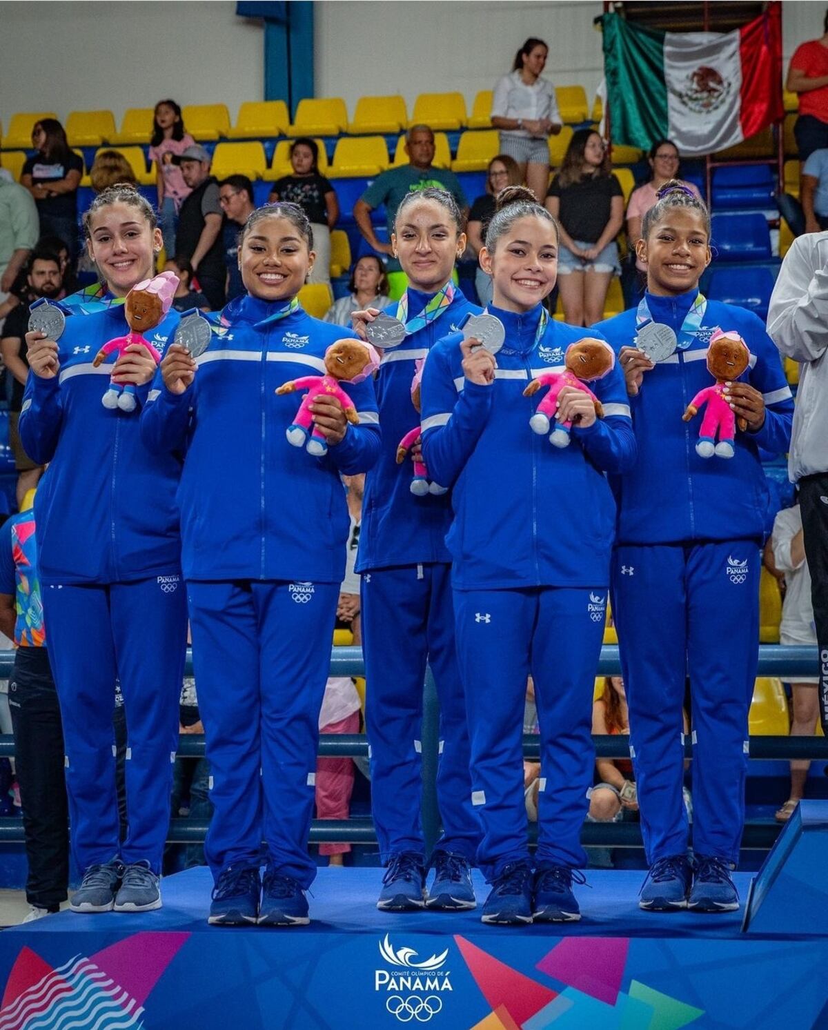 Gimnastas panameñas logran medalla de plata en su primera participación en unos Juegos Centroamericanos 