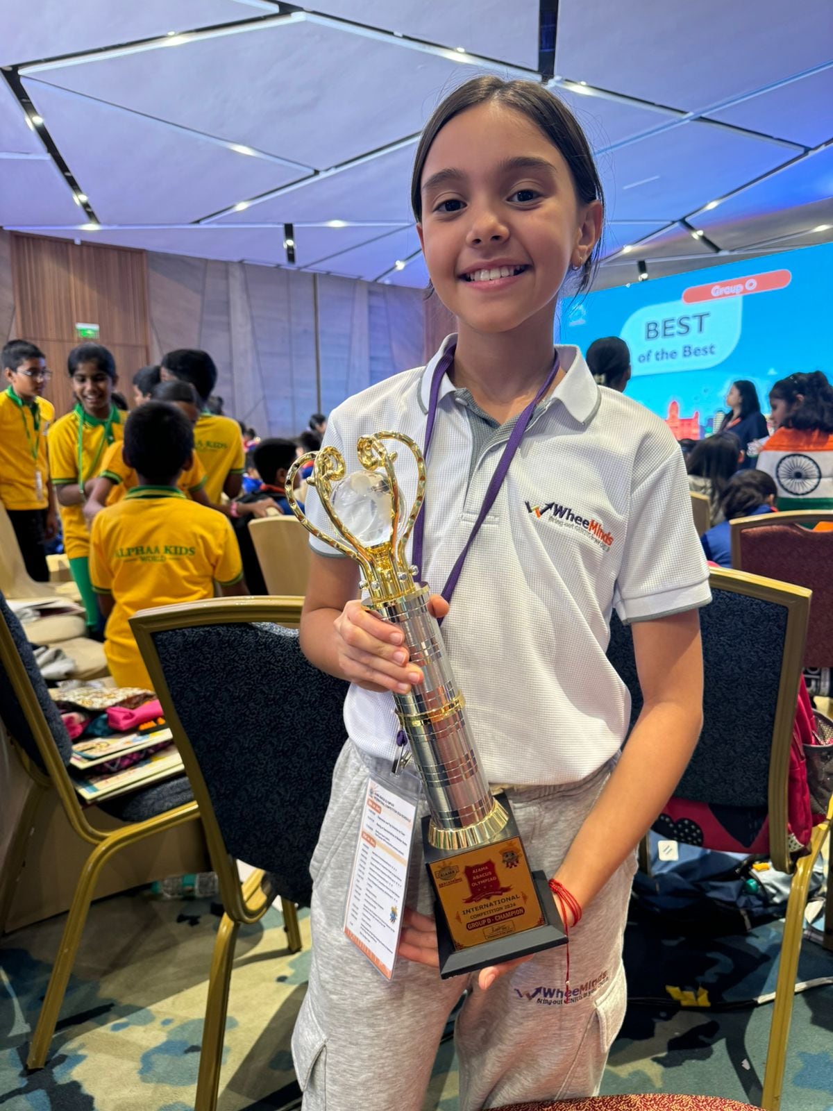 Valentina Lopera, la niña panameña premiada en las Olimpiadas Internacionales de Matemáticas en India