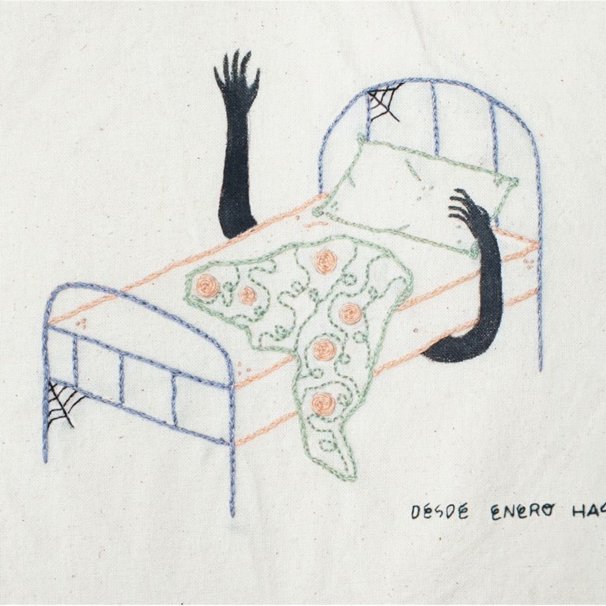 Bordados para visibilizar los más de 9 mil casos de violencia contra la mujer en Panamá