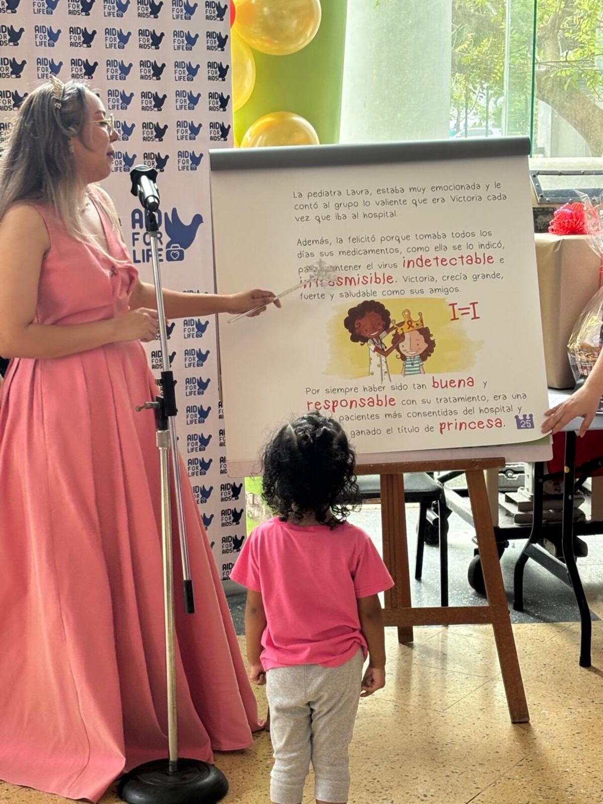 Así se conmemoró en el Hospital del Niño el Día Mundial de la Lucha contra el Sida