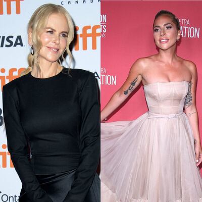 Nicole Kidman y Lady Gaga, entre las actrices nominadas a los Globos de Oro