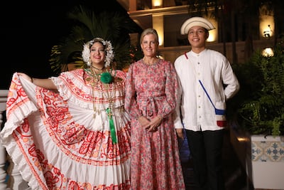 La duquesa Sofía de Edimburgo, cuñada del rey Charles III, de visita en Panamá