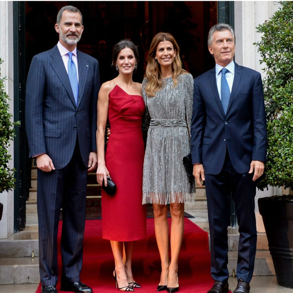 El reencuentro de reina Letizia y la primera dama de Argentina, Juliana Awada