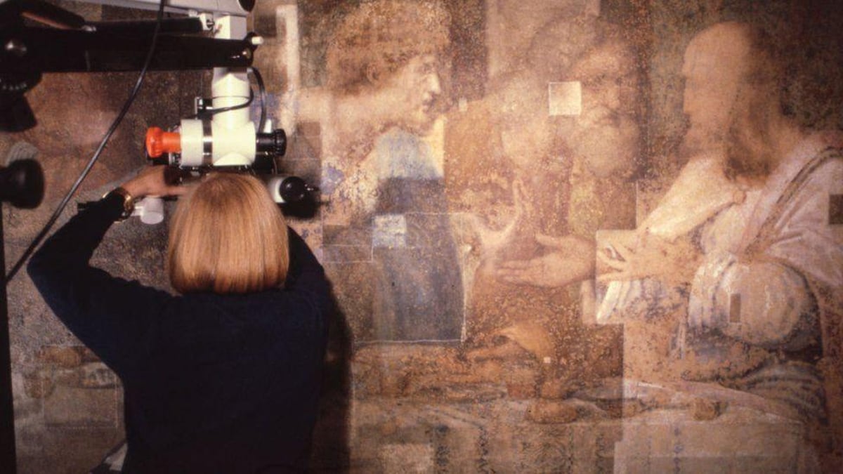 Pinin Brambilla, la mujer que pasó más de 20 años restaurando "La última cena" y enmendó el "gran error" de Leonardo da Vinci