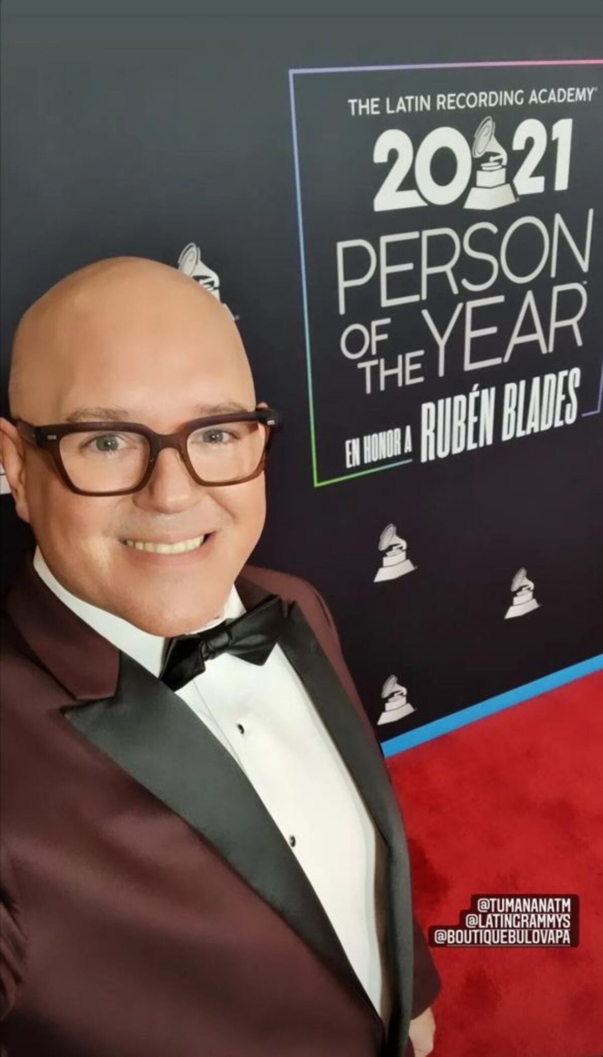Panameños en la gala de los Grammy latino en honor a Rubén Blades