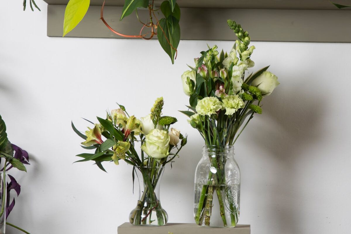 Del supermercado, a bellos arreglos florales