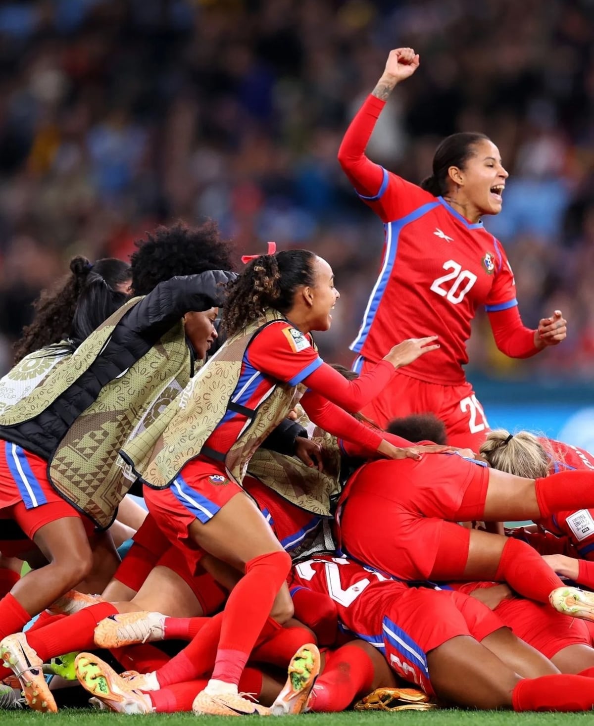 Así celebró Panamá sus tres goles históricos en un Mundial de Fútbol Femenino