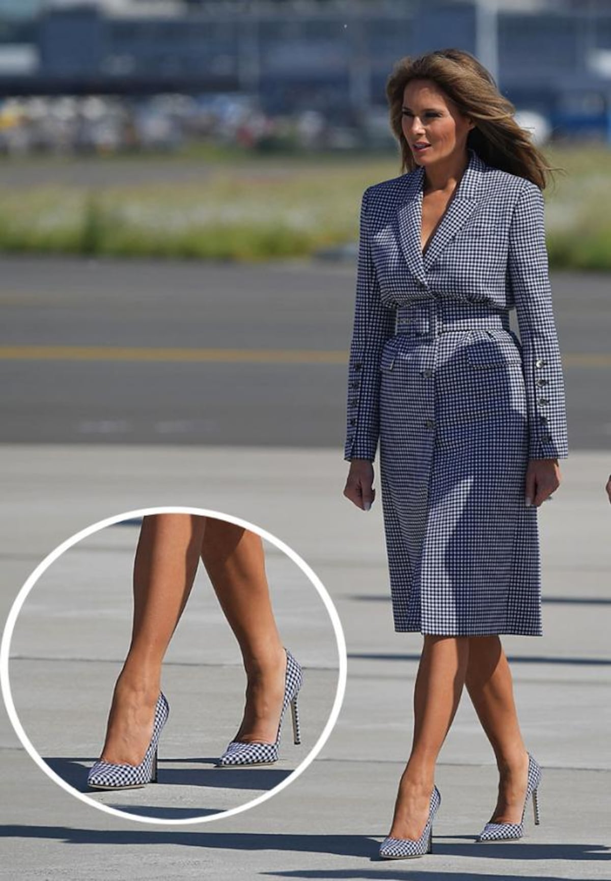 En los zapatos de Melania Trump