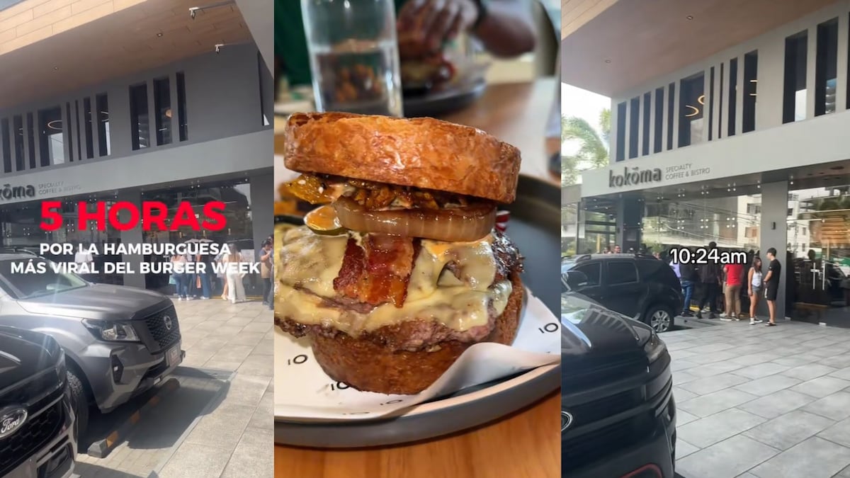 ‘Formé una fila de 5 horas en Panamá para probar esta hamburguesa viral de Burger Week’