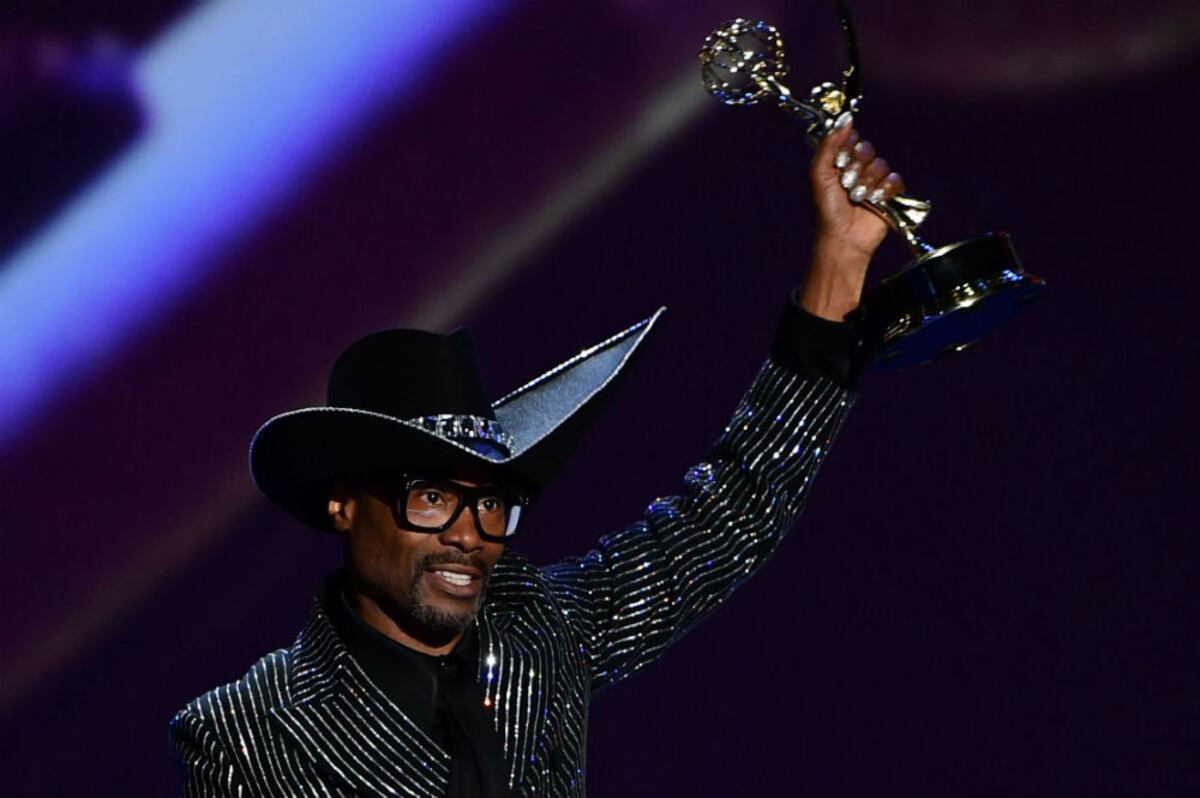 Billy Porter, el actor que lleva vestido en la alfombra roja