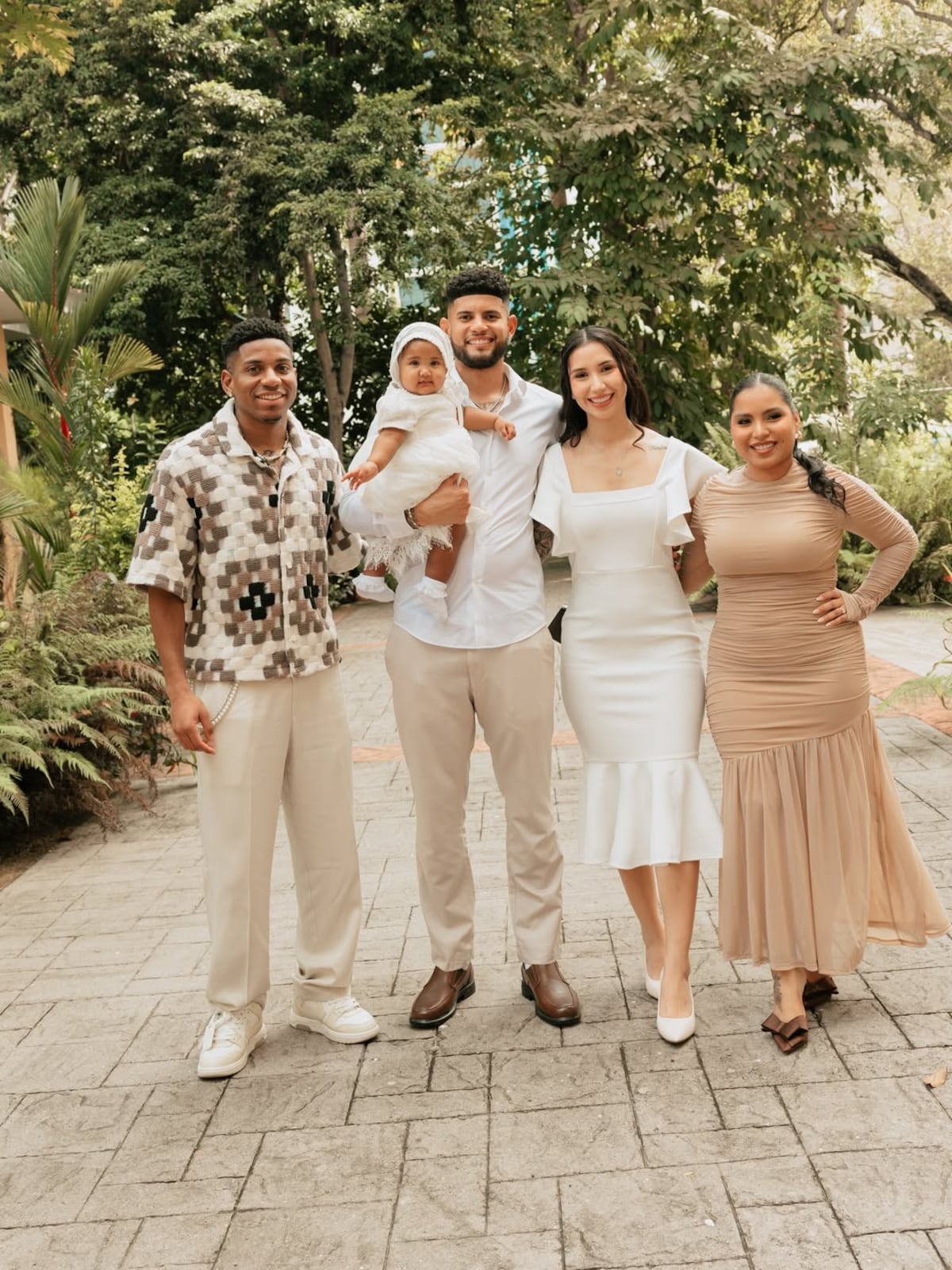 Andrés Andrade, de la Selección de Panamá, bautiza a su bebé y nombra como padrino a César Blackman