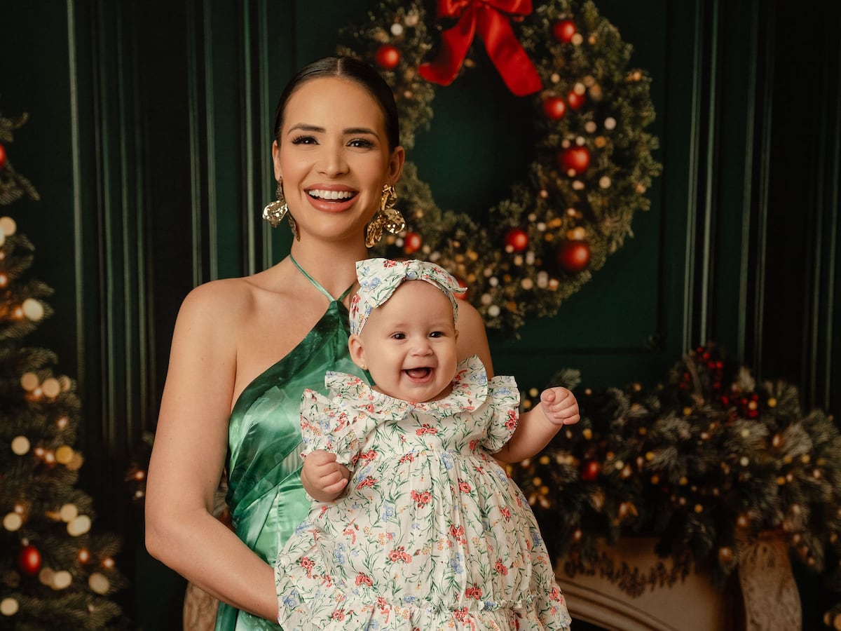 Así vivirá Sheldry Sáez su primera Navidad con su hija Bruna Angelina