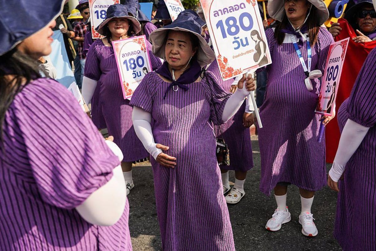 En fotos: mujeres alrededor del mundo salen a las calles a conmemorar un nuevo Día Internacional de la Mujer