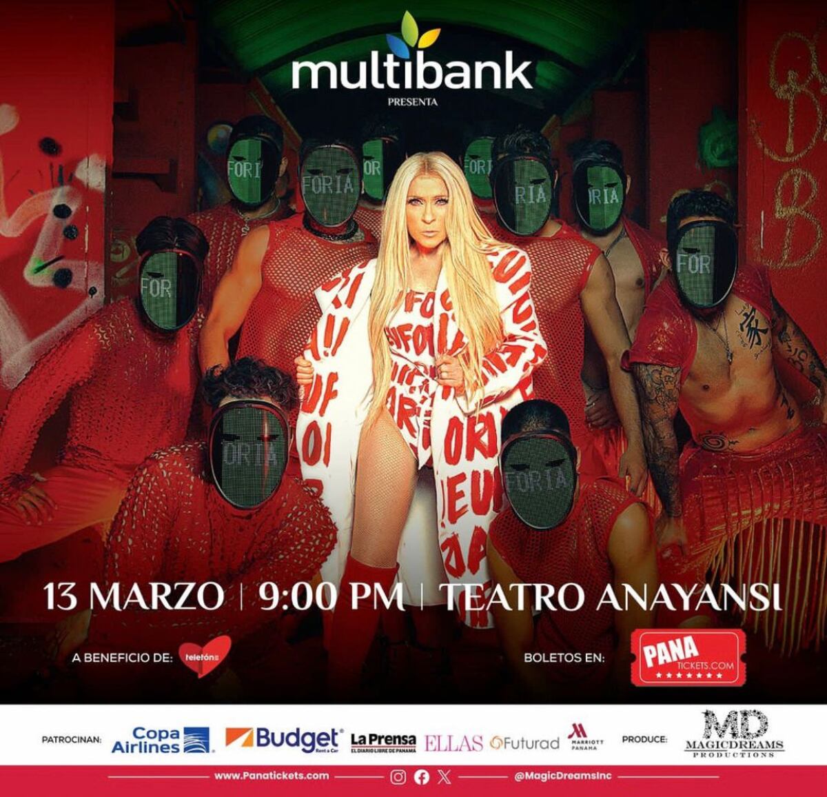 7 conciertos de artistas internacionales en Panamá