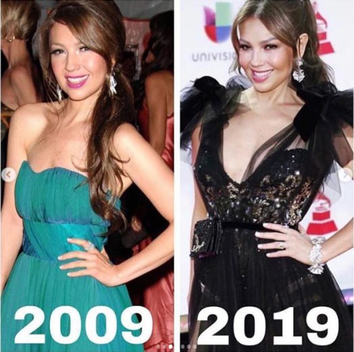 El #10yearchallenge de los famosos