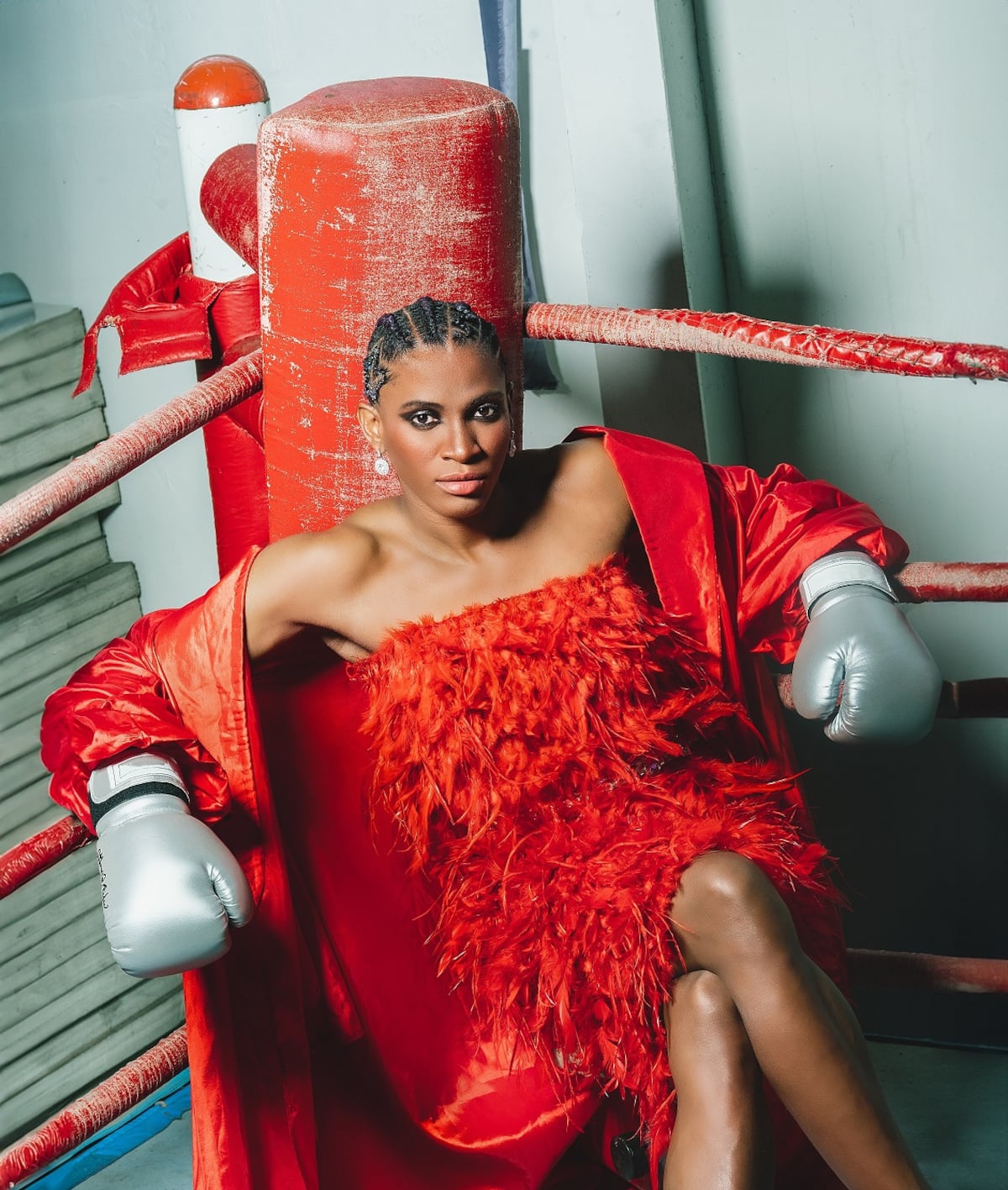 Atheyna Bylon, como una diosa