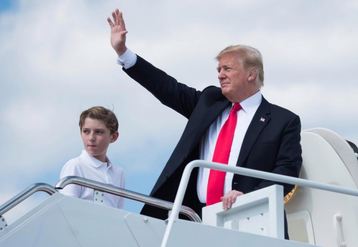 Barron Trump, el adolescente de la Casa Blanca